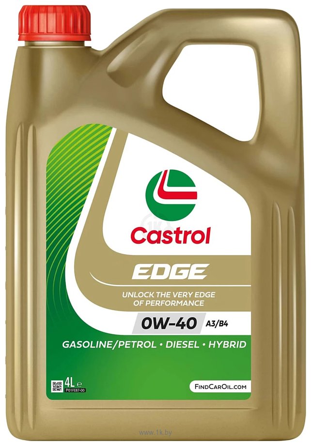 Фотографии Castrol EDGE 0W-40 A3/B4 4л