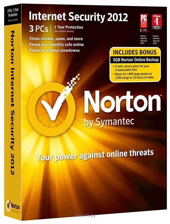 Фотографии Norton Internet Security 2012 (3 ПК, 1 год)