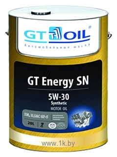Фотографии GT Oil GT ENERGY SN 5W-30 20л