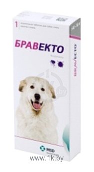 Фотографии Бравекто (MSD Animal Health) Для собак массой 40–56 кг