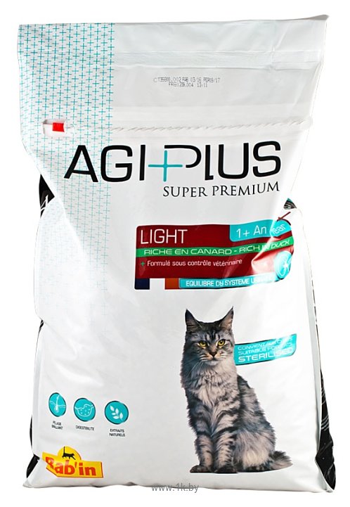 Фотографии Bab'in (10 кг) Agi Plus Light (cat)
