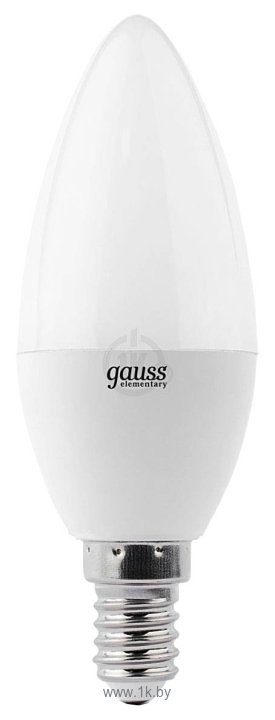 Фотографии Gauss LED ELEMENTARY C38 6W 4100K E14 33126