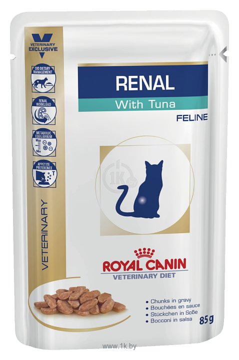 Фотографии Royal Canin Renal feline with Tuna pauch (0.1 кг) 12 шт.
