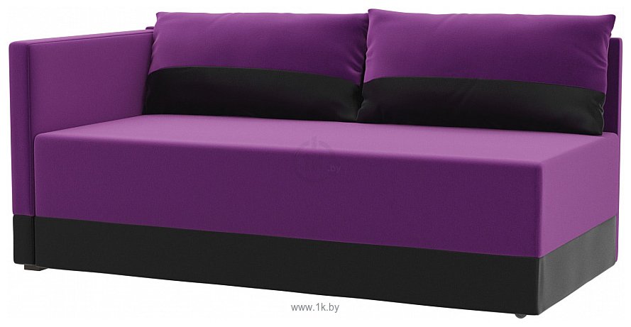 Фотографии Лига диванов Никас 105205 (левый, фиолетовый/черный)