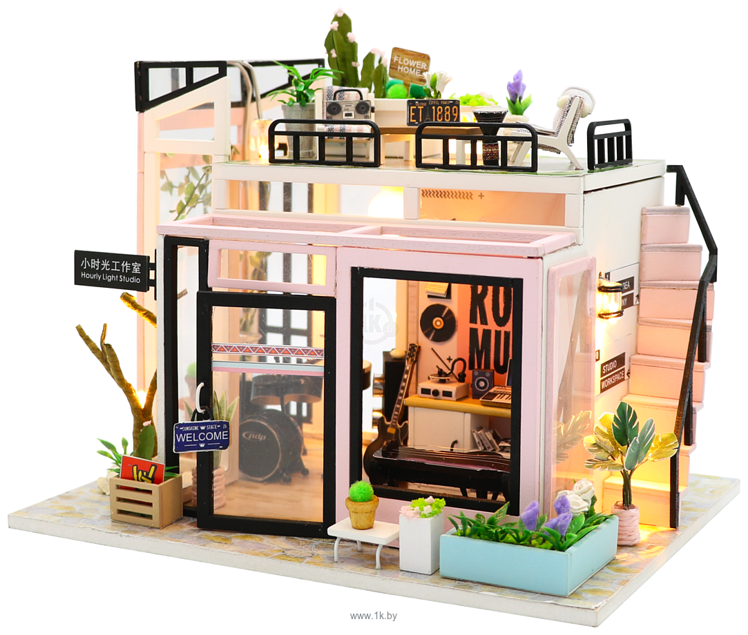 Фотографии Hobby Day DIY Mini House Студия звукозаписи (M903)