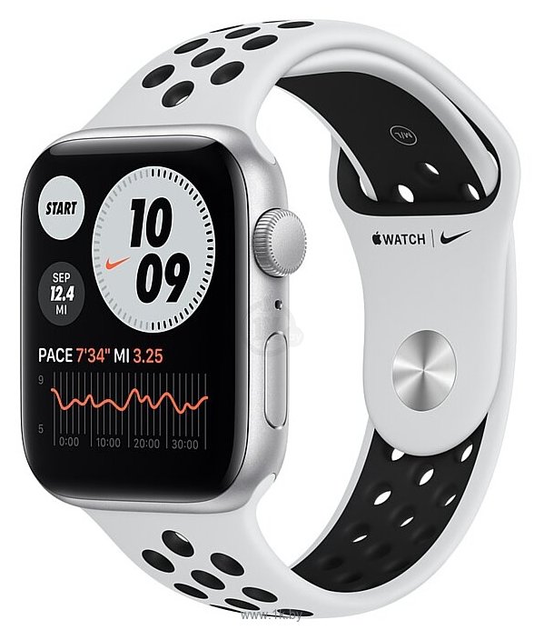 Фотографии Apple Watch SE GPS 44mm Aluminum Case with Nike Sport Band