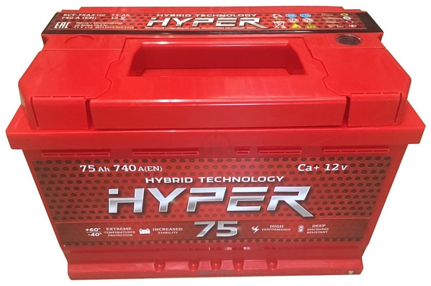 Фотографии Hyper 740A (75Ah)