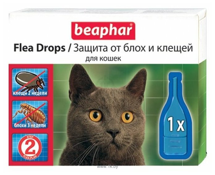 Фотографии Beaphar капли от блох и клещей Flea Drops для кошек