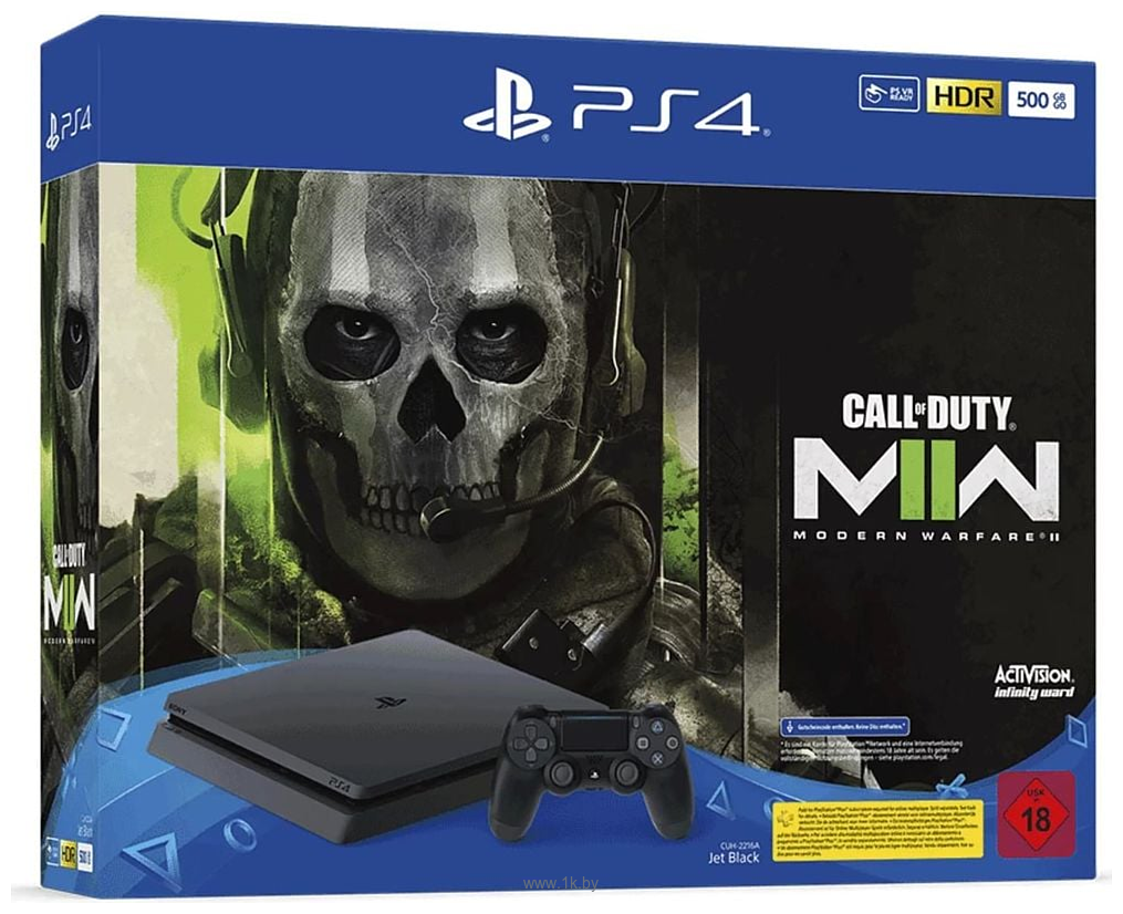 Фотографии Sony PlayStation 4 Slim 500 ГБ + Call of Duty Modern Warfare II