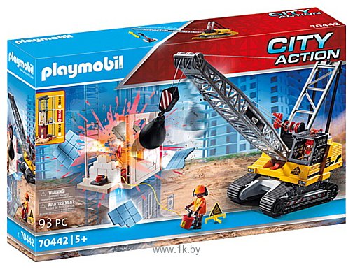 Фотографии Playmobil PM70442 Кабельный экскаватор со строительной секцией