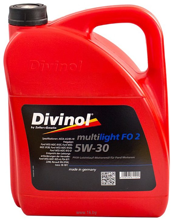 Фотографии Divinol Multilight FO 2 5W-30 5л