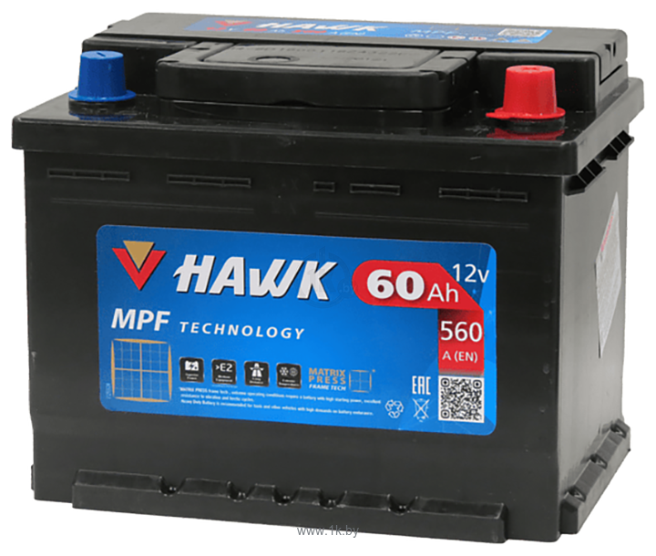 Фотографии Hawk 60 R+ (60Ah)