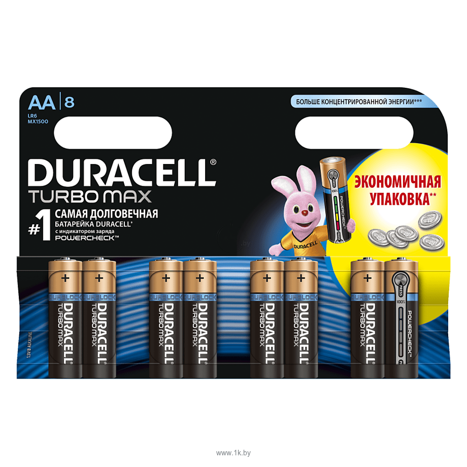 Фотографии DURACELL AA Turbomax 8 шт.