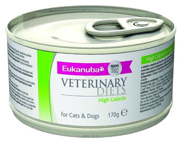 Фотографии Eukanuba Veterinary Diets High Calorie For Cats & Dogs (0.17 кг) 12 шт.
