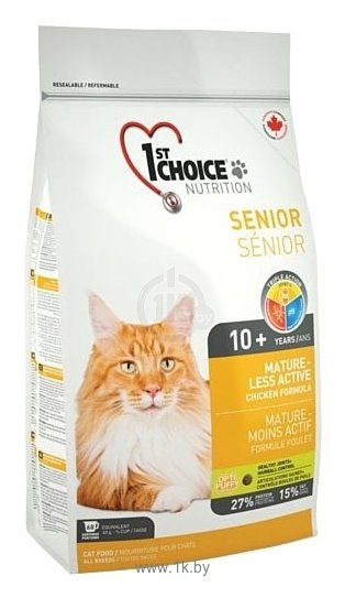 Фотографии 1st Choice (5.44 кг) MATURE-LESS ACTIVE for SENIOR CATS