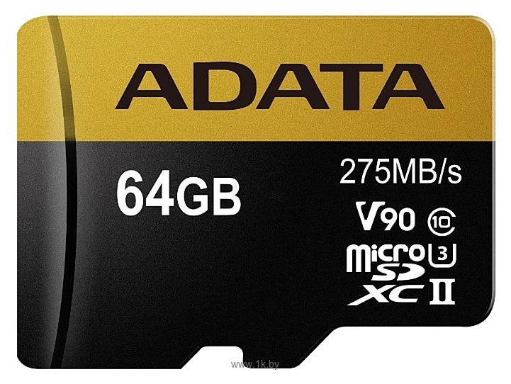 Фотографии ADATA Premier ONE microSDXC UHS-II U3 Class 10 64GB + SD adapter