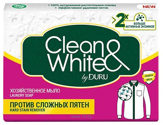 Фотографии Duru Clean&White Против сложных пятен 125 г