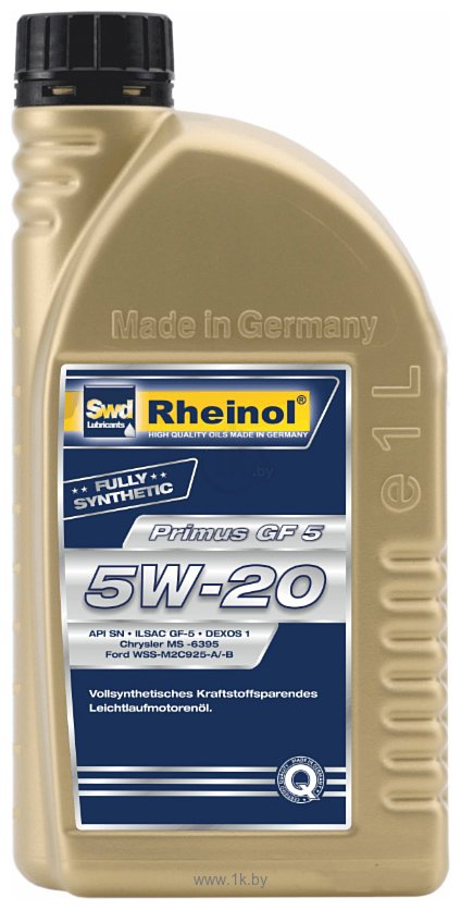 Фотографии Rheinol Primus GF5 5W-20 1л