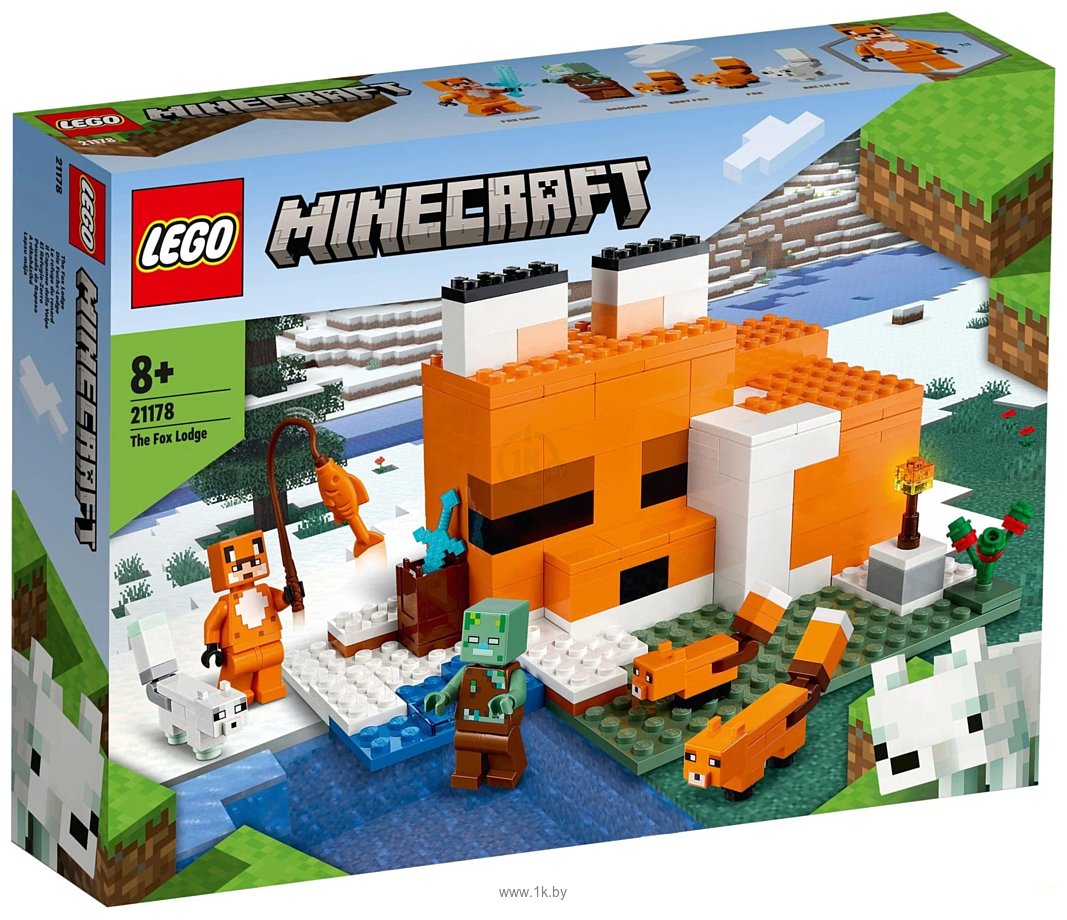 Фотографии LEGO Minecraft 21178 Лисья хижина