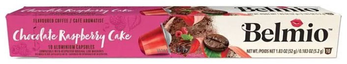 Фотографии Belmio Chocolate Raspberry Cake 10 шт