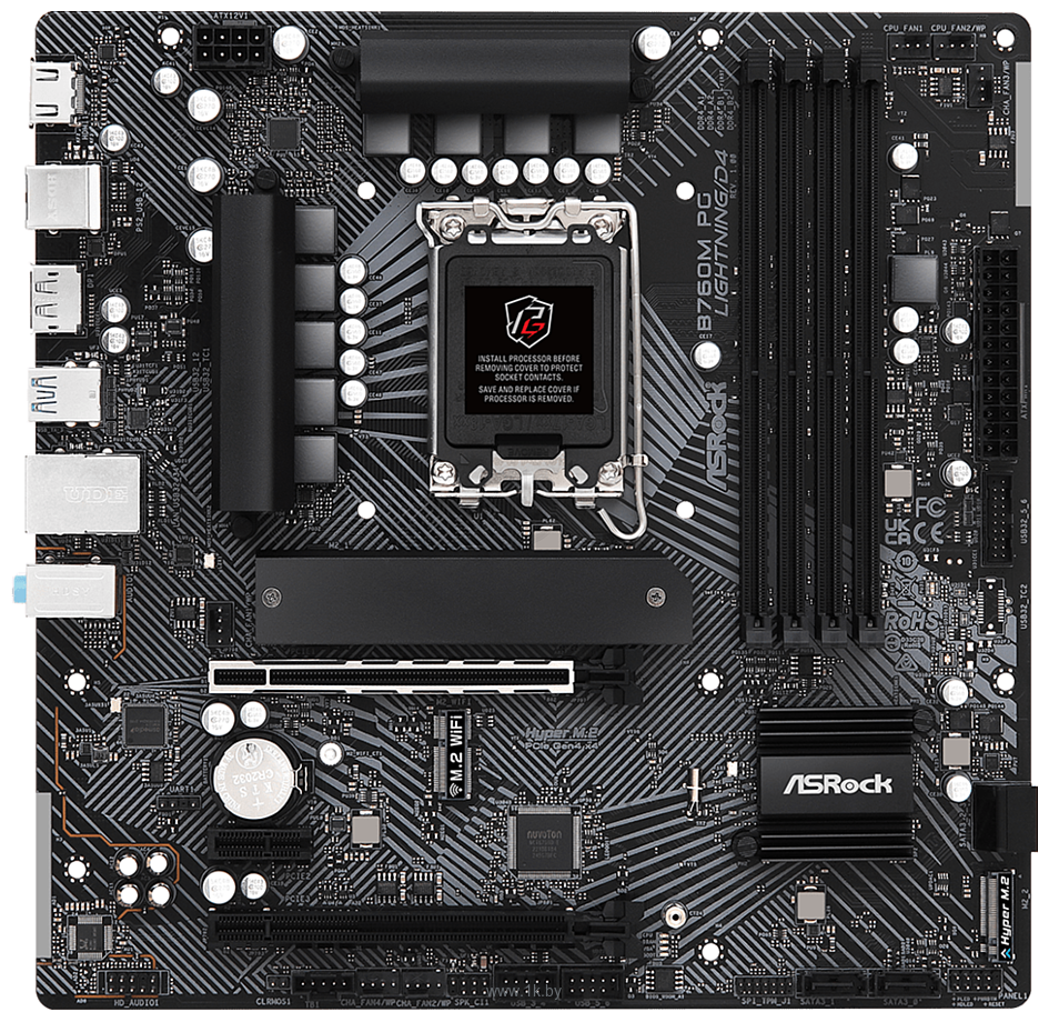 Фотографии ASRock B760M PG Lightning/D4