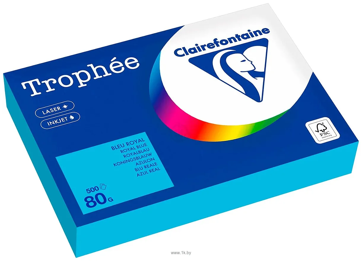 Фотографии Clairefontaine А4 80г/м2 1976PC (500л, королевский синий)