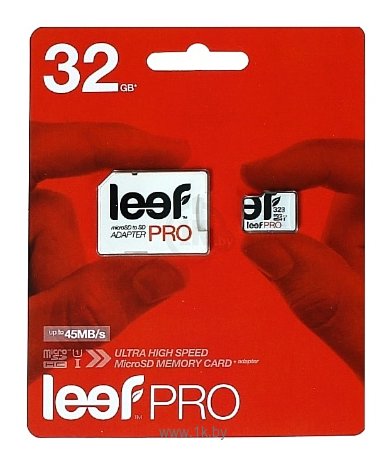 Фотографии Leef PRO microSDHC Class 10 UHS-I U1 32GB + SD adapter