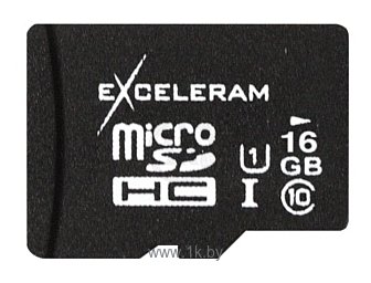 Фотографии Exceleram microSDHC class 10 UHS-I U1 16GB