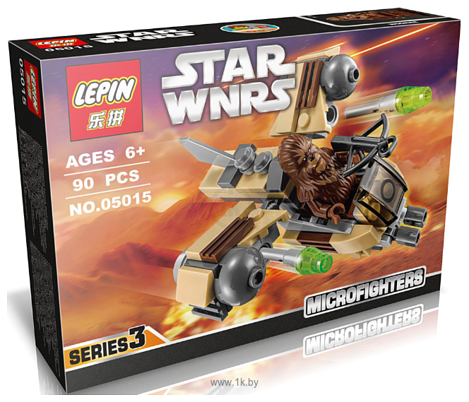 Фотографии Lepin Star Wnrs 05015 Боевой корабль Вуки