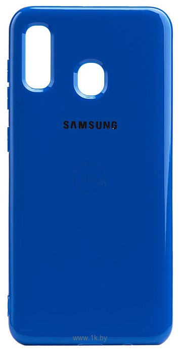 Фотографии EXPERTS Jelly Tpu 2mm для Samsung Galaxy A20/A30 (синий)
