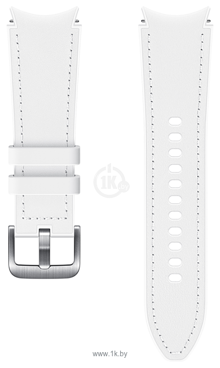 Фотографии Samsung Hybrid Leather для Samsung Galaxy Watch4 (20 мм, S/M, белый)