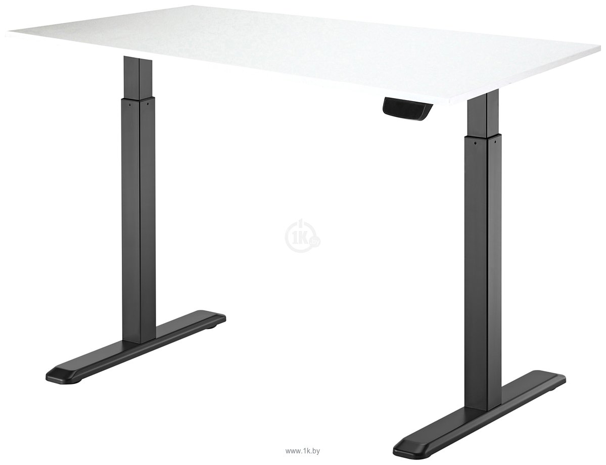 Фотографии ErgoSmart Electric Desk Prime 1200х650х18 мм (альпийский белый/черный)