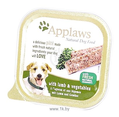Фотографии Applaws (0.15 кг) 1 шт. Dog Pate with Lamb & Vegetables