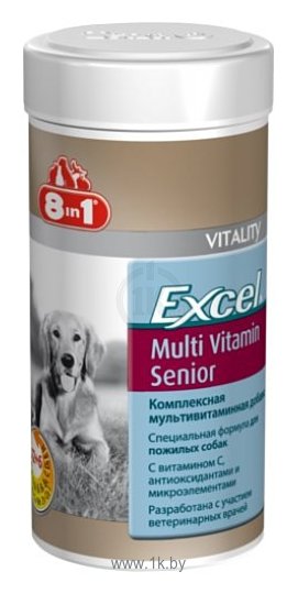 Фотографии 8 In 1 Excel Dayli Multi-Vitamin для стареющих собак