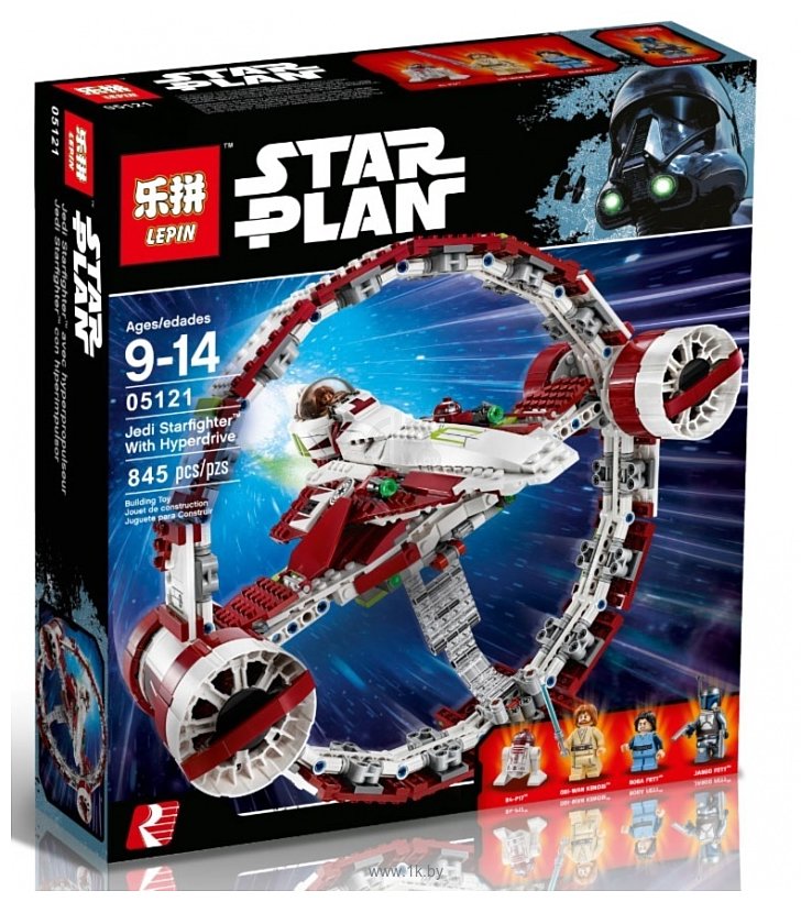 Фотографии Lepin Star Wars 05121 Звёздный истребитель джедаев с гипердвигателем