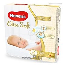 Фотографии Huggies Elite Soft 2 (4-7 кг) 66 шт.