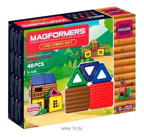 Фотографии Magformers House 705006 Домик из бревен