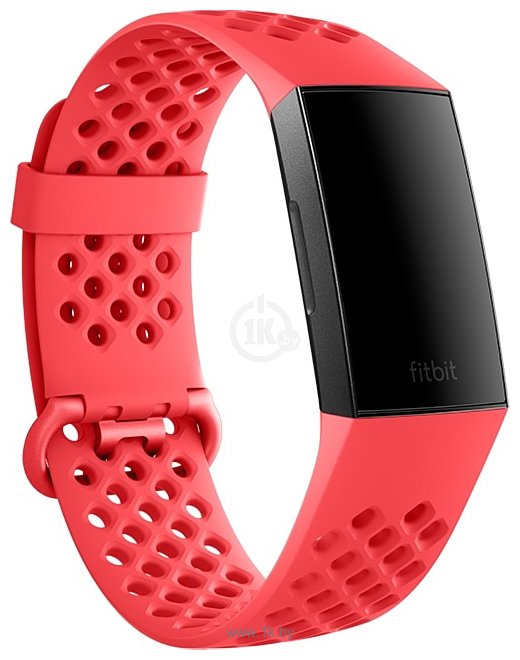 Фотографии Fitbit спортивный для Fitbit Charge 3 (L, scarlet)