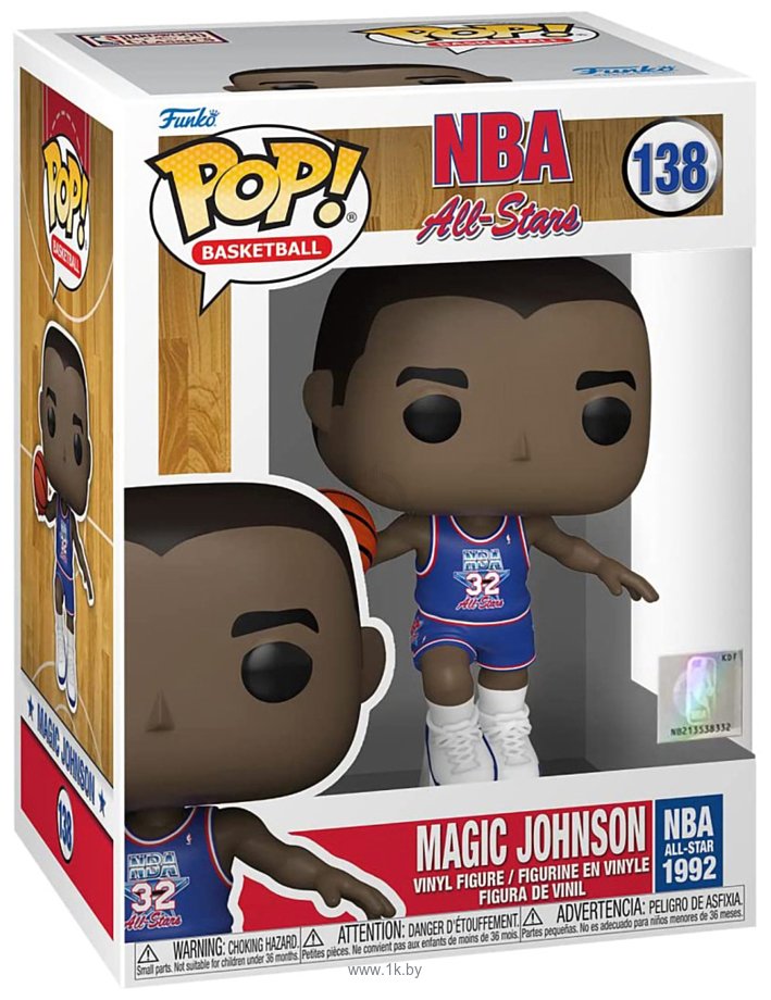 Фотографии Funko POP! NBA. Legends - Magic Johnson (Blue All Star Uni 1991) 59373