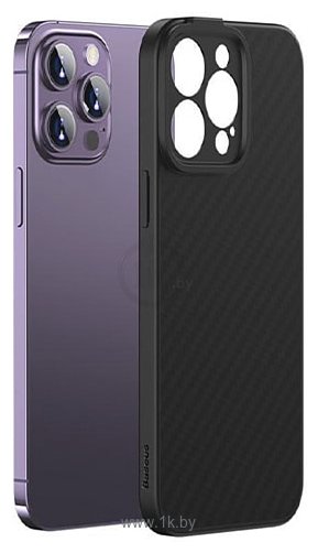 Фотографии Baseus Synthetic Fiber Series Magnetic для iPhone 14 Pro (черный)