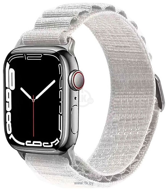 Фотографии WiWU Nylon Watch Strap для Apple Watch 42/44/45/49 мм (белый)