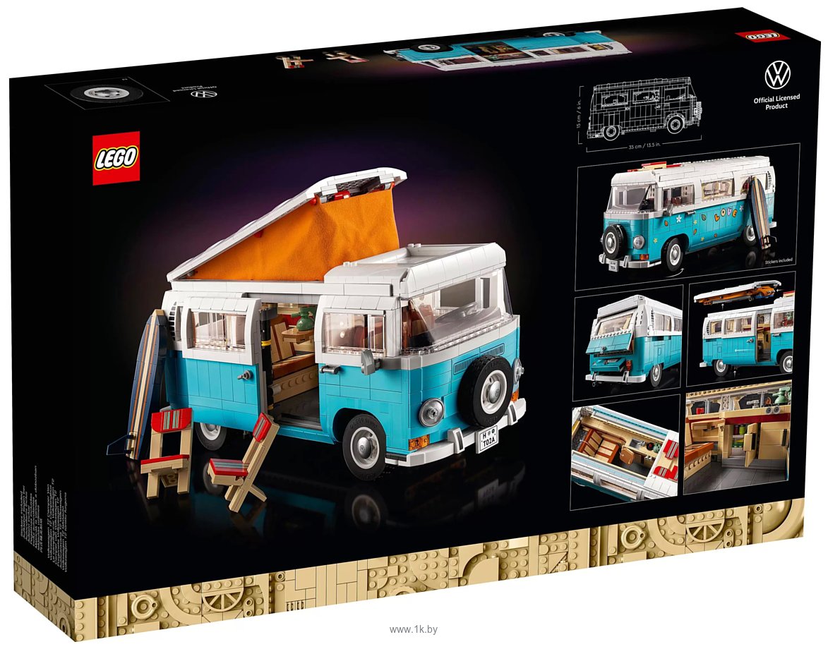 Фотографии LEGO Creator Expert 10279 Фургон Volkswagen T2 Camper