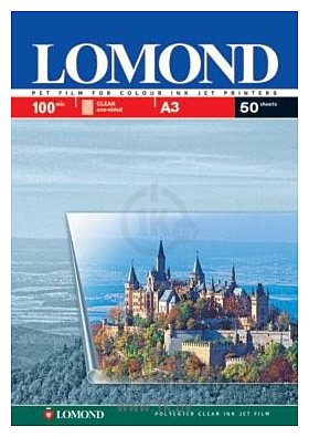 Фотографии Lomond Pet Clear Ink Jet Film A3 100мкм 50л (0708315)