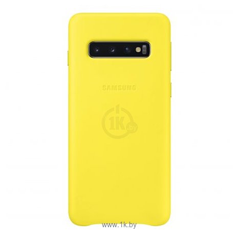 Фотографии Samsung Leather Cover для Samsung Galaxy S10 (желтый)