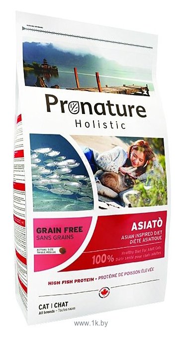 Фотографии ProNature (0.34 кг) Holistic Grain Free Asiato с сельдью, сигом и чечевицей