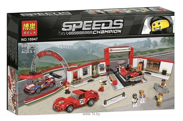 Фотографии BELA Speeds Champion 10947 Гараж Феррари