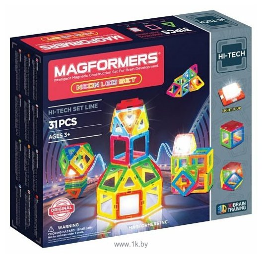 Фотографии Magformers Hi-Tech 709007 Неоновый светодиод