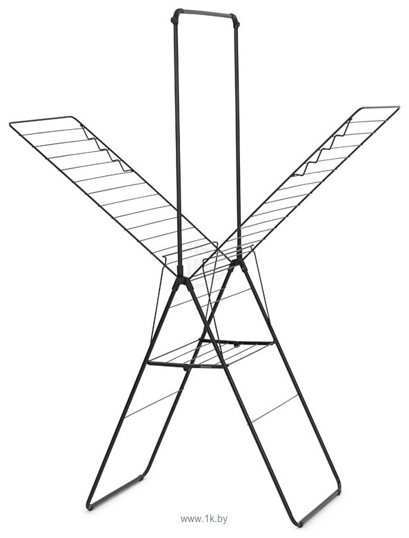 Фотографии Brabantia Hangon 25 м с перекладиной 403521 (черный матовый)