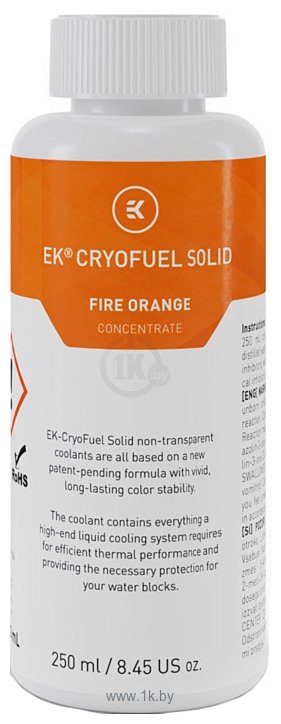 Фотографии EKWB EK-CryoFuel Solid Fire Orange (250 мл)