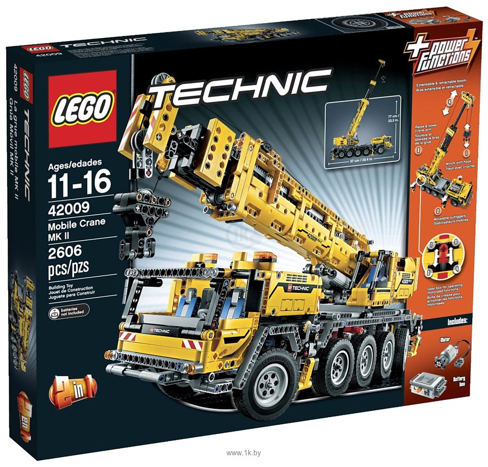 Фотографии LEGO Technic 42009 Передвижной кран MK II